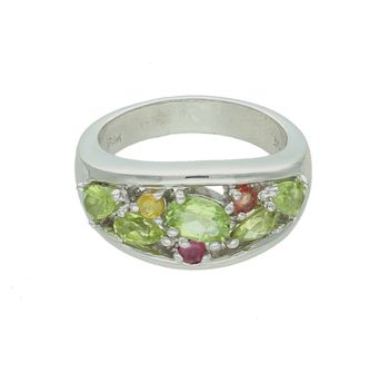 Srebrny pierścionek damski 925 z perydotem, cytryem i rubinem rozmiar 15 P 1200 (1).jpg